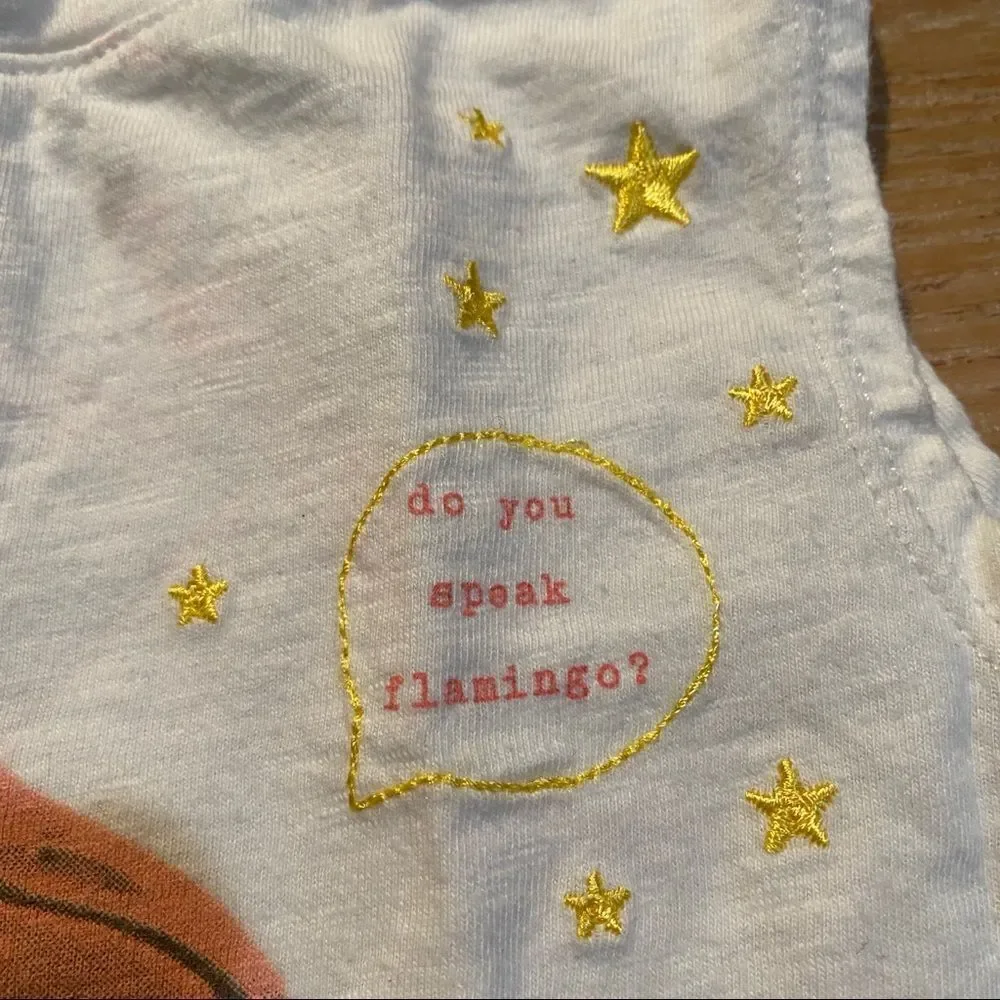 Gap kids girls flamingo t shirt size medium‎